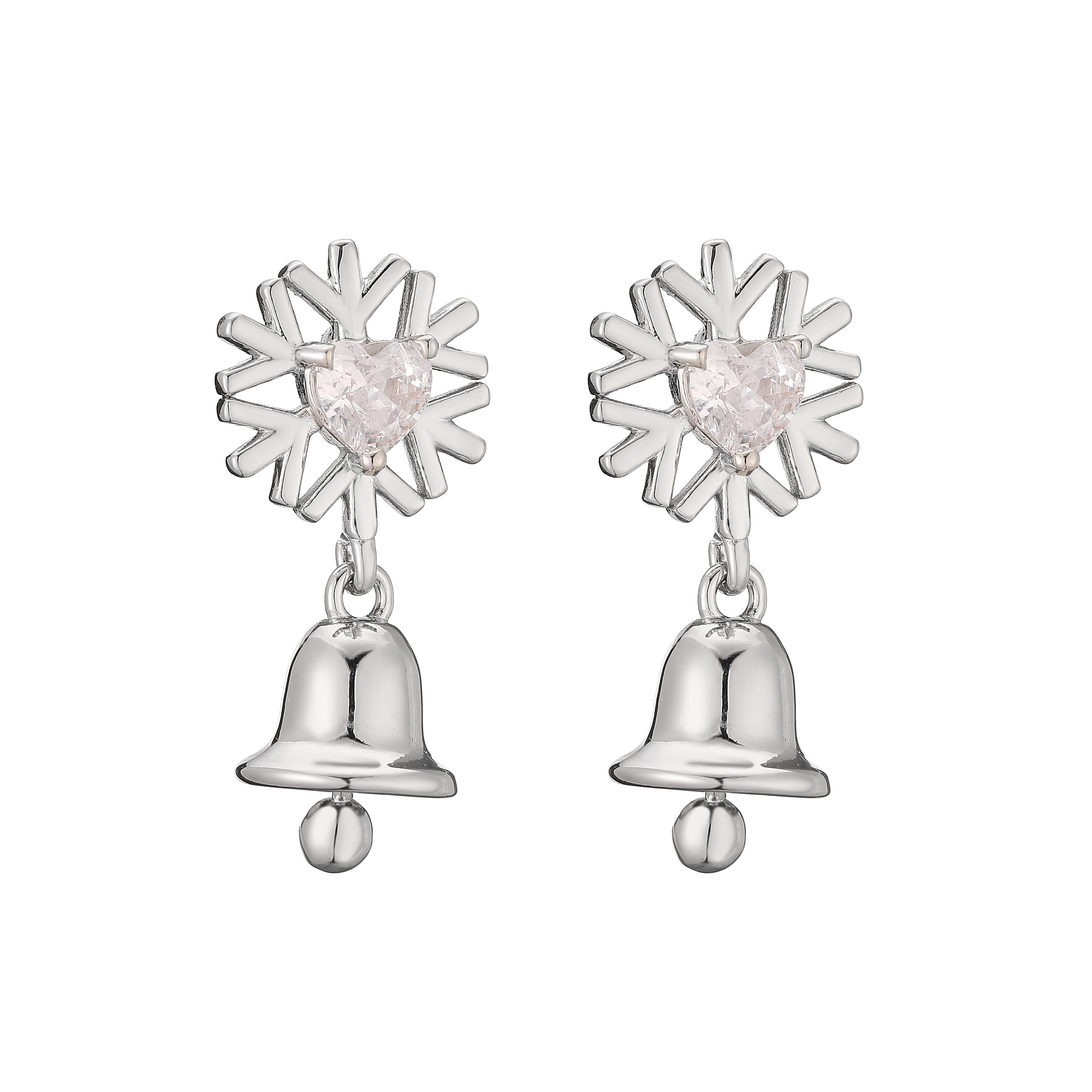 HECHENG,1 Pair of Copper Metal Zircon Christmas Tree Bell-Shaped Stud Earrings Simple Vintage Charm Accessories Other
HECHENG,1 Pair of Copper Metal Zircon Christmas Tree Bell-Shaped Stud Earrings Simple Vintage Charm Accessories Other