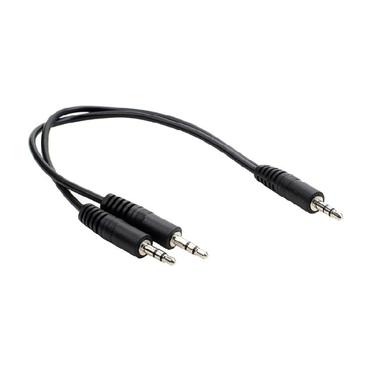 3.5mm Stereo Splitter Y Cable 3.5mm Stereo Male Plug to Double 3.5mm Male Plug Microphones Headphones Splitter
3.5mm Stereo Splitter Y Cable 3.5mm Stereo Male Plug to Double 3.5mm Male Plug Microphones Headphones Splitter