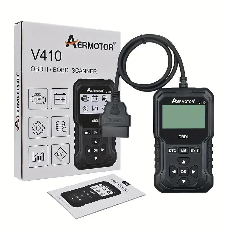 V410 Автомобільний OBD2 сканер кодів зчитувач двигуна зчитувач кодів несправностей, підтримка тестування акумулятора OBDII автомобілів багатофункціональний автомобільний діагностичний інструмент
V410 Автомобільний OBD2 сканер кодів зчитувач двигуна зчитувач кодів несправностей, підтримка тестування акумулятора OBDII автомобілів багатофункціональний автомобільний діагностичний інструмент