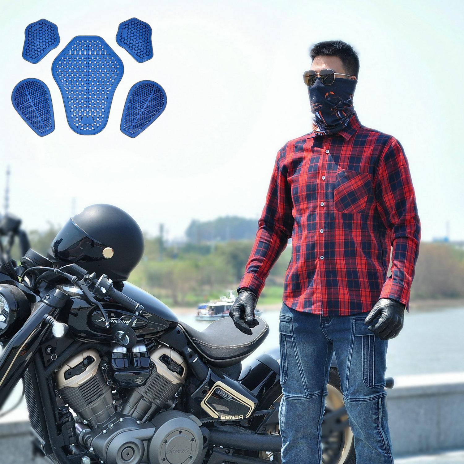 motorcycle Riding Suit Casual Retro Four Season Kevlar Motorcycle Checkered Shirt Anti Fall Assault Suit M синій
motorcycle Riding Suit Casual Retro Four Season Kevlar Motorcycle Checkered Shirt Anti Fall Assault Suit M синій