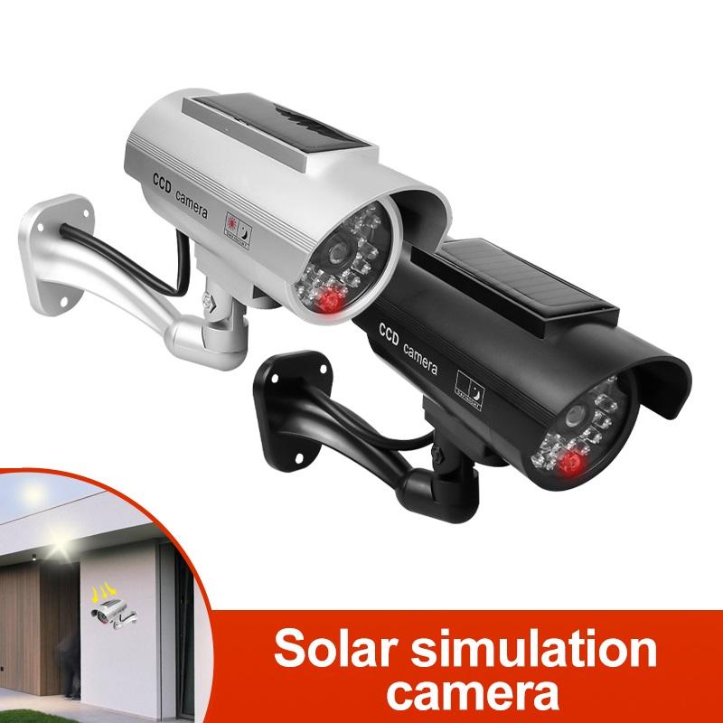 Сонячна імітаційна камера, імітаційний монітор, підроблена камера моніторингу, реалістична камера срібний
Сонячна імітаційна камера, імітаційний монітор, підроблена камера моніторингу, реалістична камера срібний