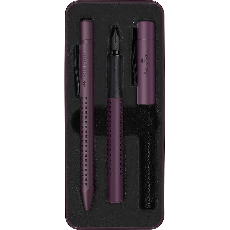Faber-Castell grip edition 201530 подарочный набор перьевая ручка M XB шариковая ручка металлический корпус ягодный
Faber-Castell grip edition 201530 подарочный набор перьевая ручка M XB шариковая ручка металлический корпус ягодный