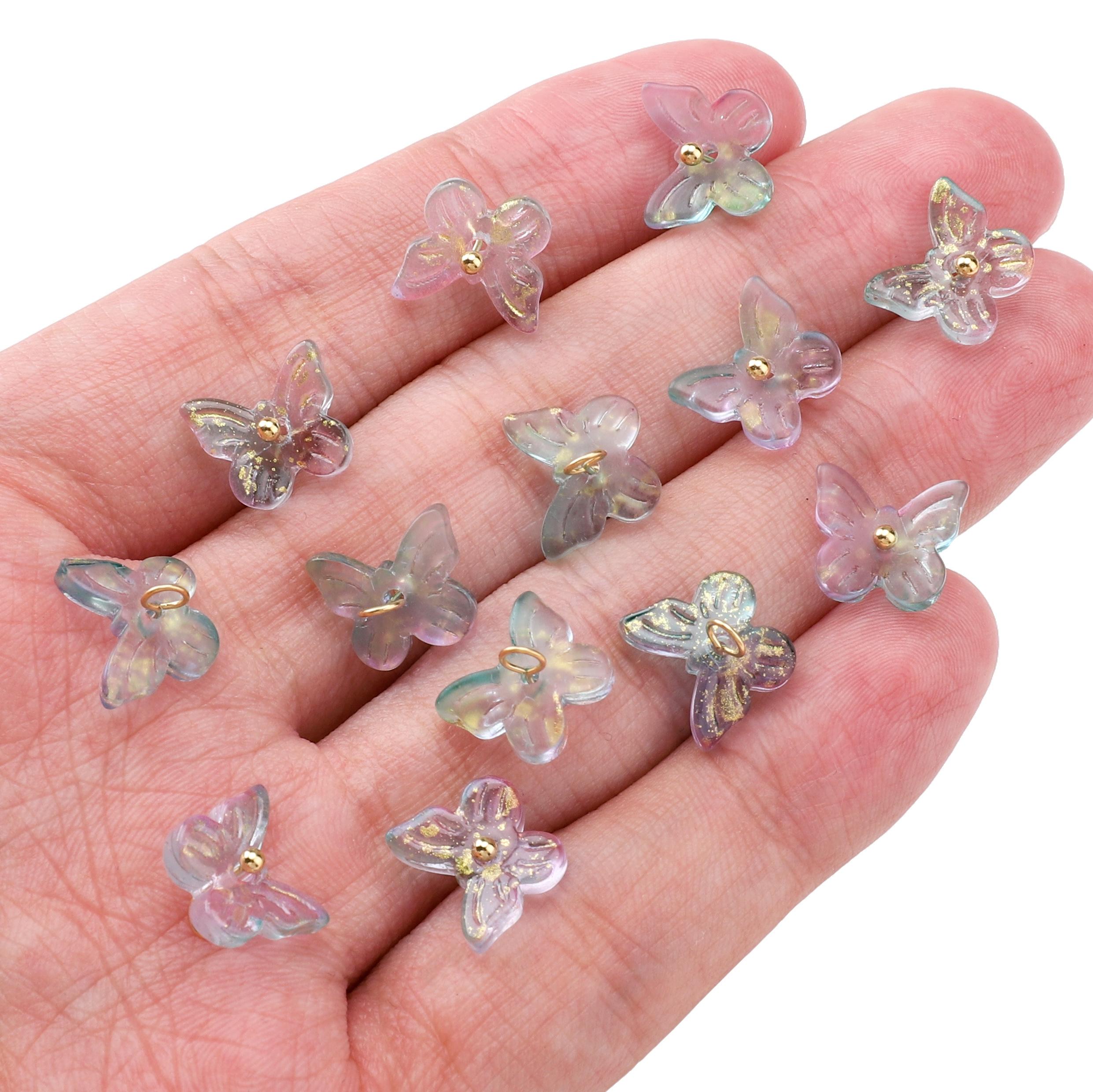 Кулон-бабочка с гальваническим покрытием для сохранения цвета, для изготовления ювелирных изделий 10x11mm зелёный/фиолетовый
Кулон-бабочка с гальваническим покрытием для сохранения цвета, для изготовления ювелирных изделий 10x11mm зелёный/фиолетовый