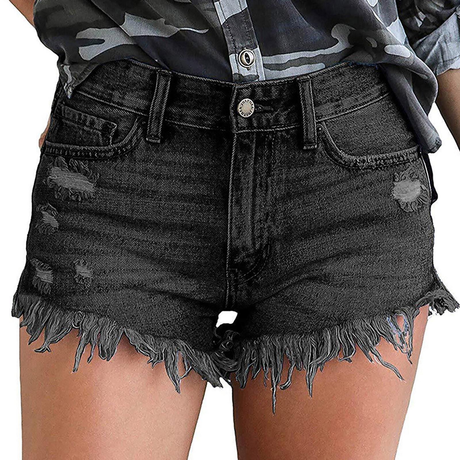 Women Hole Shorts High Jeans Flares Fashion Shorts Trouser L чорний
Women Hole Shorts High Jeans Flares Fashion Shorts Trouser L чорний