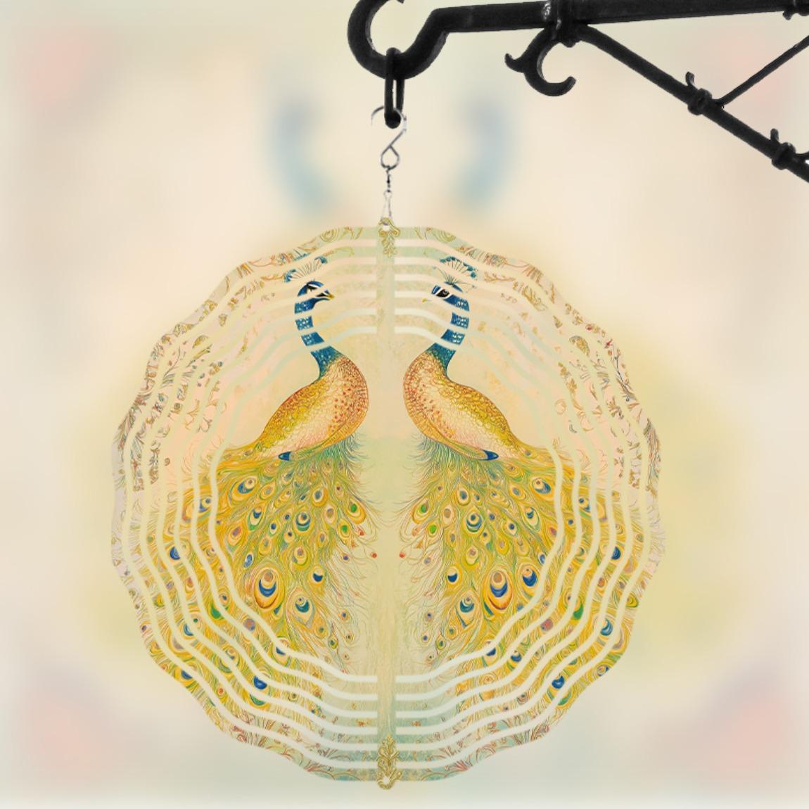 Vibrant Peacock Wind Chime for Outdoor 10 Inch Metal Garden Decor with 360 Rotating Hook All Season Patio Balcony Decor Unique Gift Idea 01A
Vibrant Peacock Wind Chime for Outdoor 10 Inch Metal Garden Decor with 360 Rotating Hook All Season Patio Balcony Decor Unique Gift Idea 01A