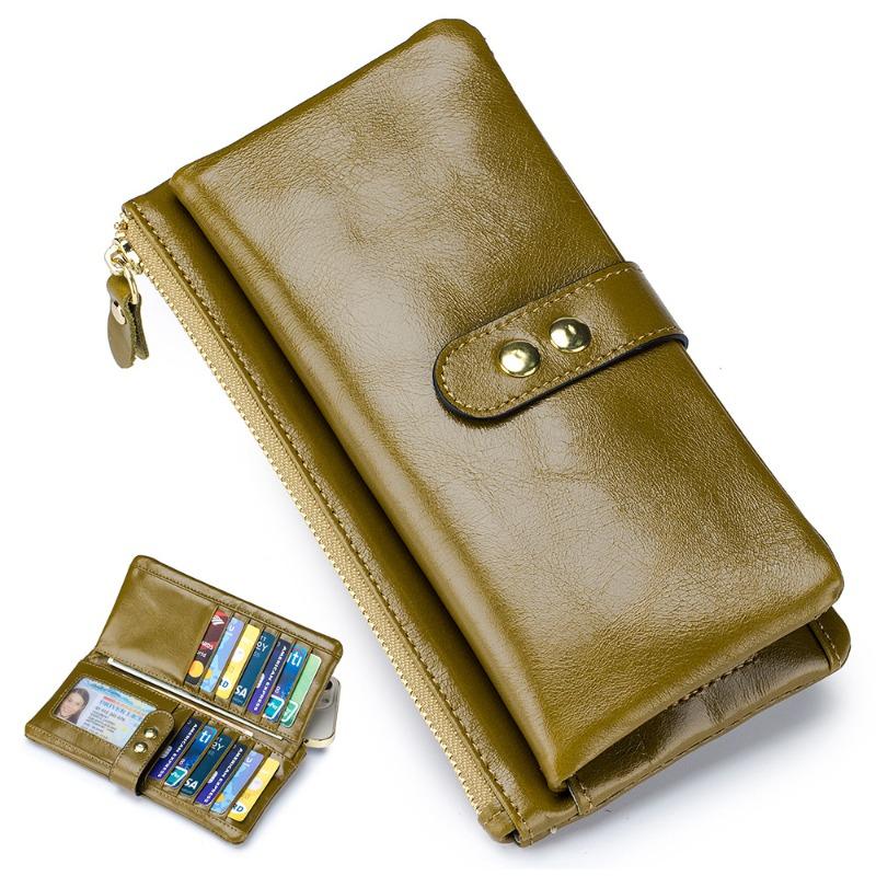 European and American retro oil wax leather long wallet genuine leather multi-card card bag cowhide multi-function wallet mobile phone bag
European and American retro oil wax leather long wallet genuine leather multi-card card bag cowhide multi-function wallet mobile phone bag