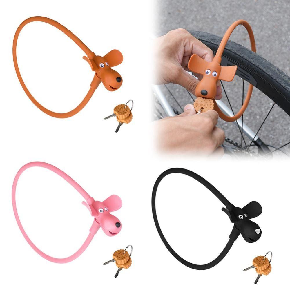 Anti-Theft Dog Bicycle Lock 2 Cookie Keys Cycling Portable Lock Bicycle Accessories коричневий
Anti-Theft Dog Bicycle Lock 2 Cookie Keys Cycling Portable Lock Bicycle Accessories коричневий