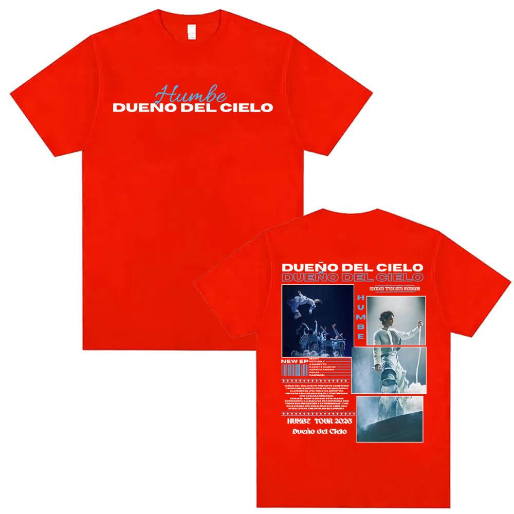 Singer Humbe Dueno Del Cielo Tour 2026 Album T Shirt Men Women Fashion Retro Short Sleeve Summer Oversized 100 Cotton Tshirt M
Singer Humbe Dueno Del Cielo Tour 2026 Album T Shirt Men Women Fashion Retro Short Sleeve Summer Oversized 100 Cotton Tshirt M