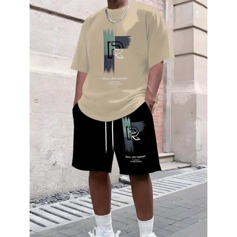 Digital printing summer English love bear pattern printing men s casual two-piece set 8XL
Digital printing summer English love bear pattern printing men s casual two-piece set 8XL