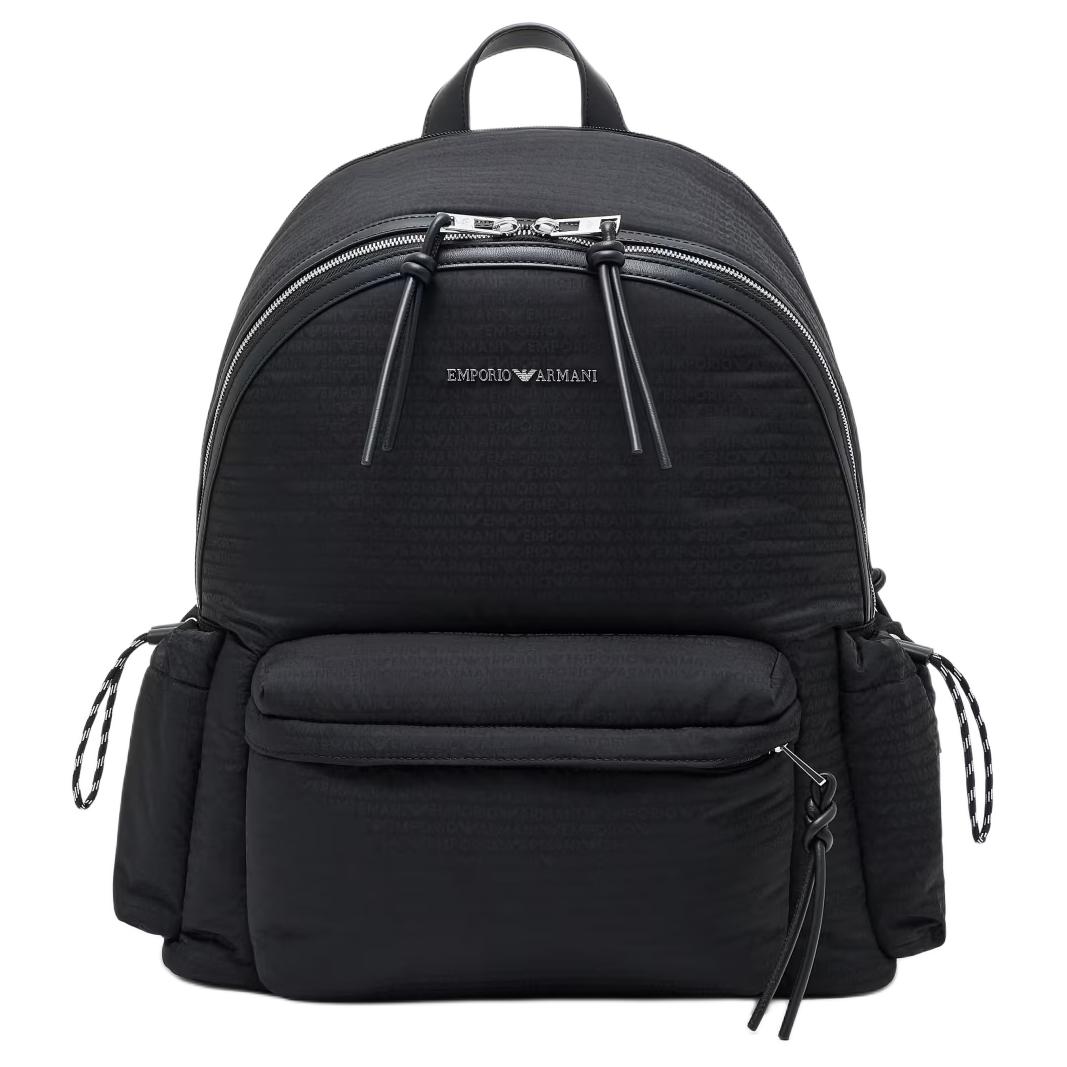 Emporio Armani Zaino Letter Jacquard Nylon Backpack Unisex Backpack Black EM002790-AF14637-UC001 Basic Set (Bag+Dust Bag)
Emporio Armani Zaino Letter Jacquard Nylon Backpack Unisex Backpack Black EM002790-AF14637-UC001 Basic Set (Bag+Dust Bag)
