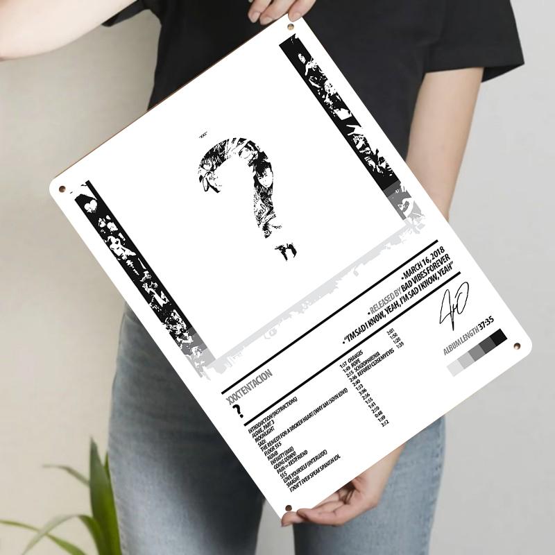 XXXtentacion Album Cover Custom Metal Wall Art Music Decor Collectible for Fans 20x30cm(7.8x11.8inch)
XXXtentacion Album Cover Custom Metal Wall Art Music Decor Collectible for Fans 20x30cm(7.8x11.8inch)