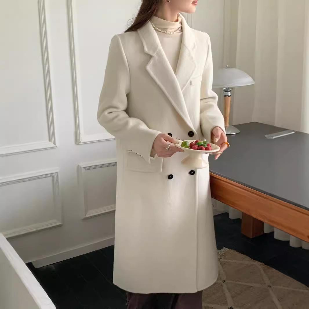 Двустороннее шерстяное пальто, длинное, с подплечниками, свободное, повседневное шерстяное пальто в корейском стиле на осень и зиму S
Двустороннее шерстяное пальто, длинное, с подплечниками, свободное, повседневное шерстяное пальто в корейском стиле на осень и зиму S