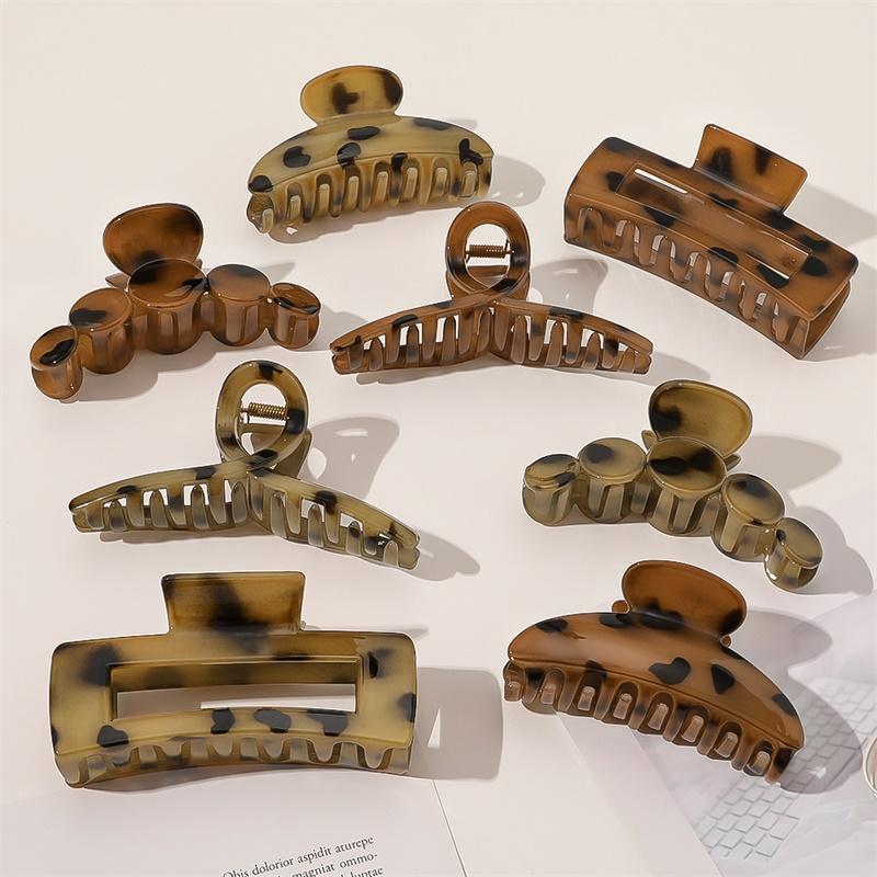 Vintage Claw Clip Women Hair Clip Elegant Leopard Geometry Hair Clips Hair Accessories Hair Claw Clip Girls Hair Clips for Hair
Vintage Claw Clip Women Hair Clip Elegant Leopard Geometry Hair Clips Hair Accessories Hair Claw Clip Girls Hair Clips for Hair