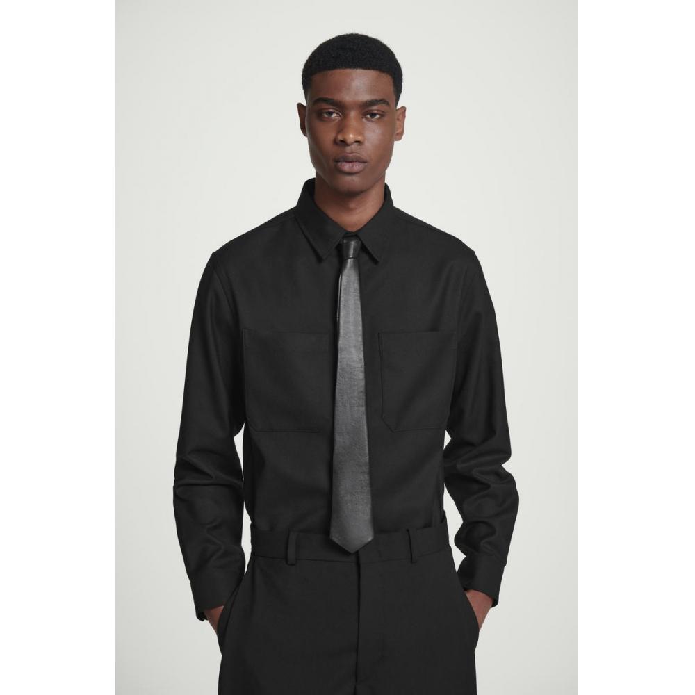 Кожаный галстук Cos Japan Black/ONESIZE 
Кожаный галстук Cos Japan Black/ONESIZE