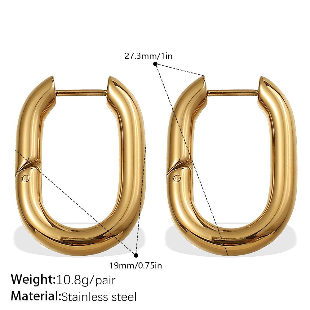 Light Luxury Simple Oval Earrings, Ear Buckles, European and American High-end Atmospheric Plain Ring Earrings, Women s New Earrings 2026
Light Luxury Simple Oval Earrings, Ear Buckles, European and American High-end Atmospheric Plain Ring Earrings, Women s New Earrings 2026
