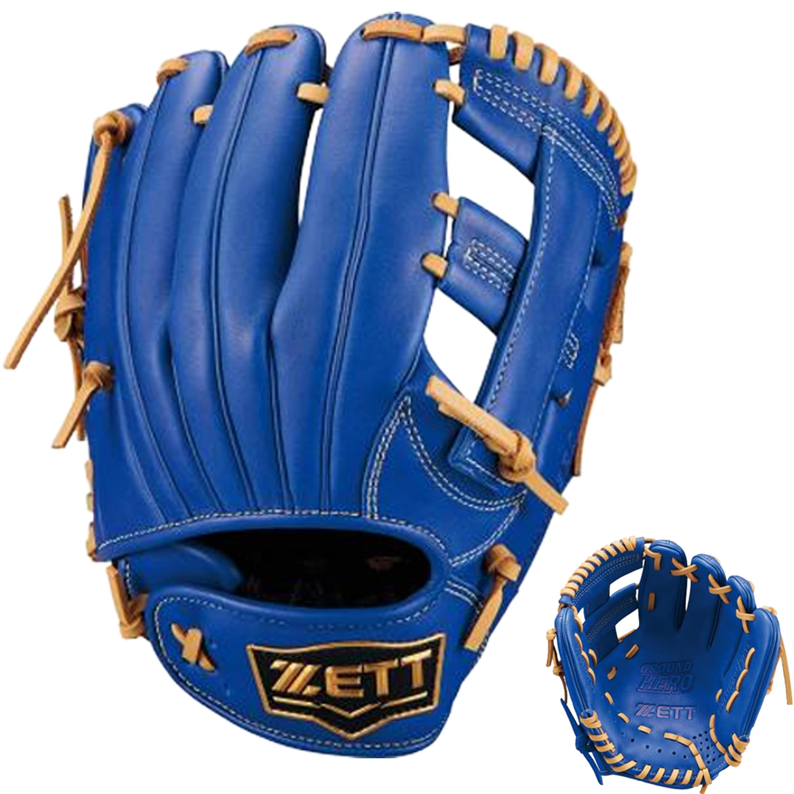 ZETT Youth Softball Ground R Brown BJGB76525F Glove, Hero, All-Around, Blue/P (2532), Size Small,
ZETT Youth Softball Ground R Brown BJGB76525F Glove, Hero, All-Around, Blue/P (2532), Size Small,
