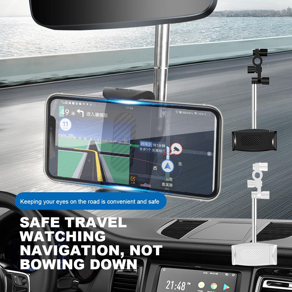 Universal Car Phone Holder Rearview Mirror 360 Degree Rotatable Back Seat Stand GPS Navigation Bracket for 4.7-7.2inch Phone чёрный
Universal Car Phone Holder Rearview Mirror 360 Degree Rotatable Back Seat Stand GPS Navigation Bracket for 4.7-7.2inch Phone чёрный