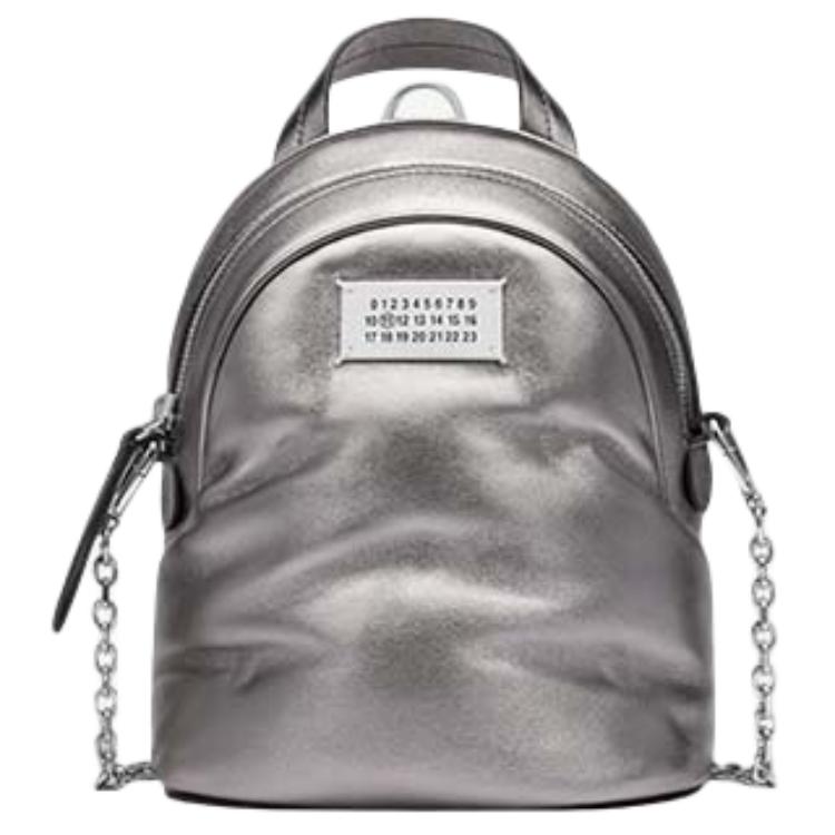 Maison Margiela Solid Color Logo Patch Zipper Closure Ruched Lambskin Mini Backpack Women Backpack Metallic-Silver S56WA0014P6748H3809 Basic Set (Bag+Dust Bag)
Maison Margiela Solid Color Logo Patch Zipper Closure Ruched Lambskin Mini Backpack Women Backpack Metallic-Silver S56WA0014P6748H3809 Basic Set (Bag+Dust Bag)
