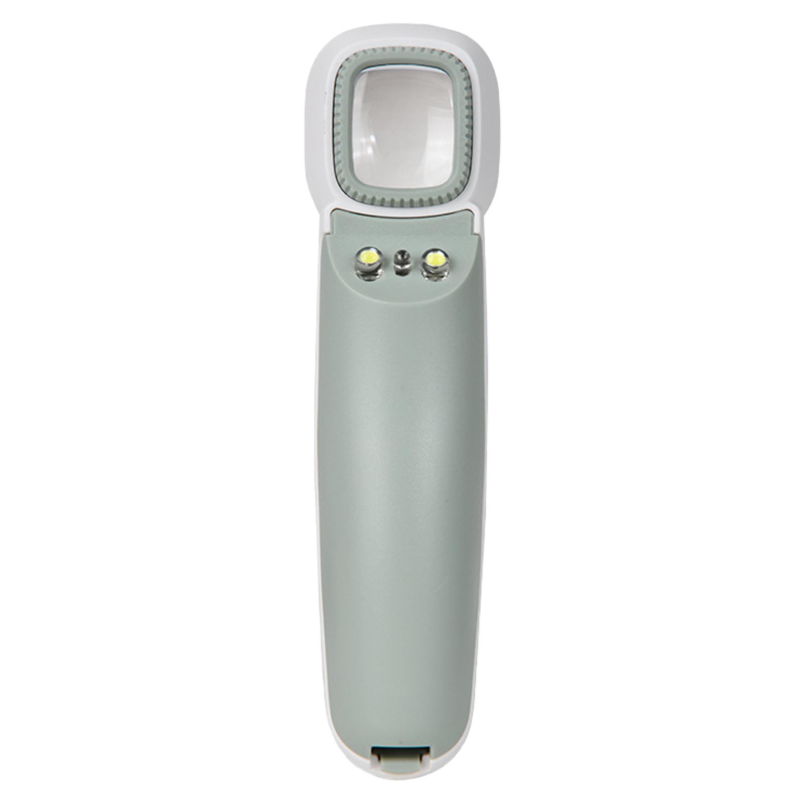 Ручна лупа з LED лінзою високої потужності, ілюмінована лупа для читання з 3 світлодіодами для літніх людей та любителів 50X
Ручна лупа з LED лінзою високої потужності, ілюмінована лупа для читання з 3 світлодіодами для літніх людей та любителів 50X