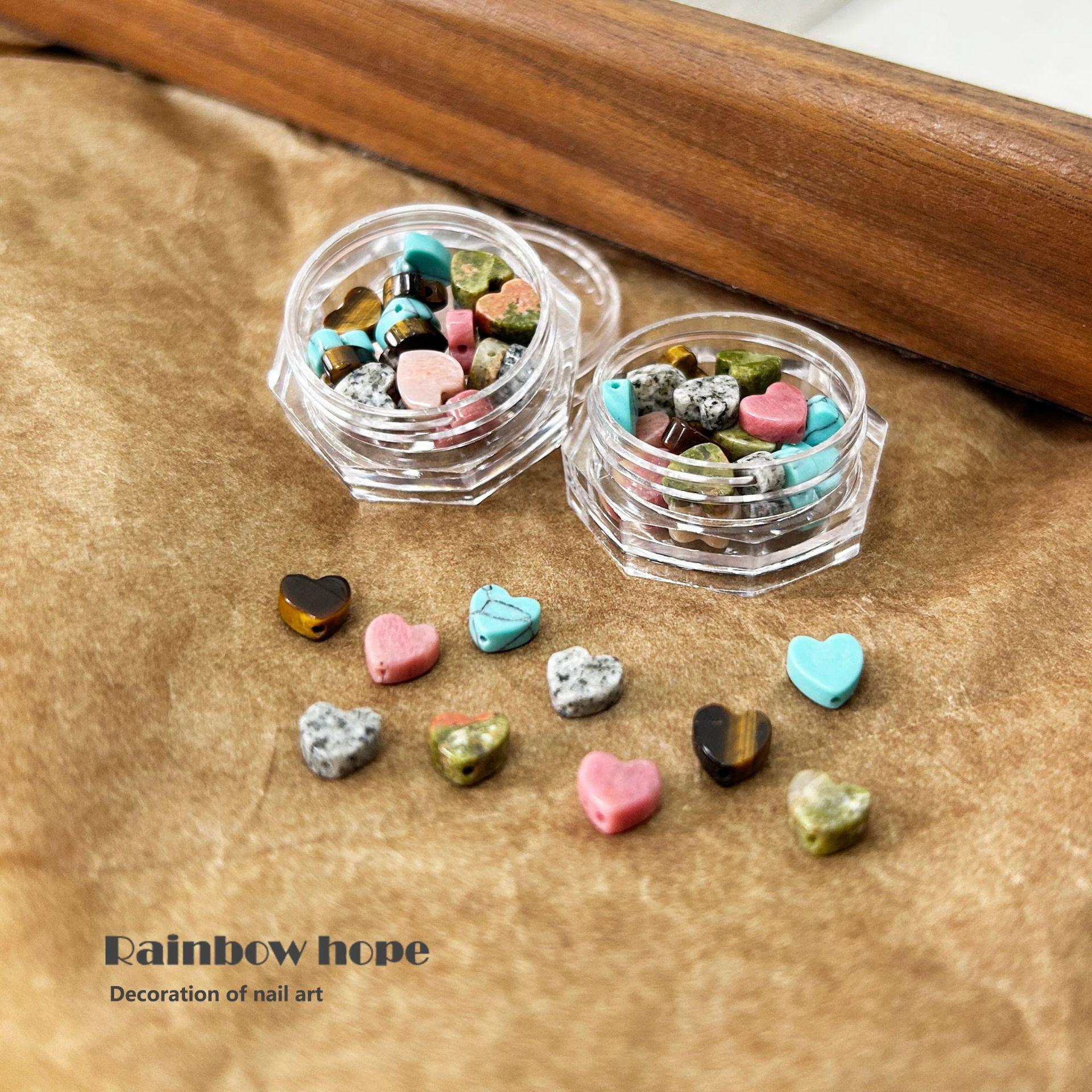 Antique Natural Stone Three-Dimensional Love Nail Art Jewelry Diy Hand-Worn Nail Material Package Nail Decoration Material
Antique Natural Stone Three-Dimensional Love Nail Art Jewelry Diy Hand-Worn Nail Material Package Nail Decoration Material