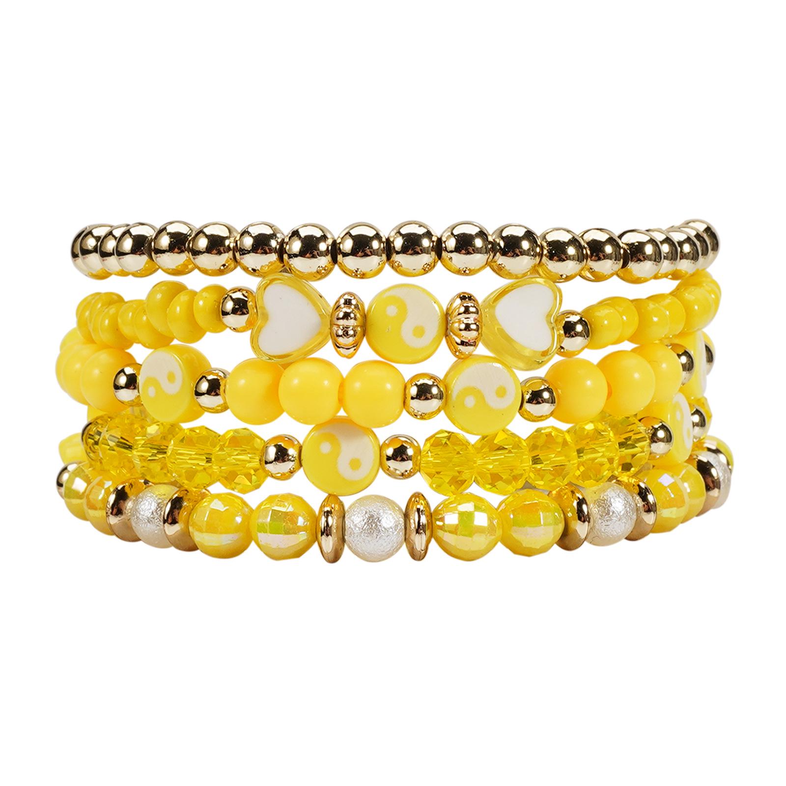 Tai Chi Yin Yang Multi-layer Elastic Bracelet in Bohemian Chinese Style жёлтый
Tai Chi Yin Yang Multi-layer Elastic Bracelet in Bohemian Chinese Style жёлтый
