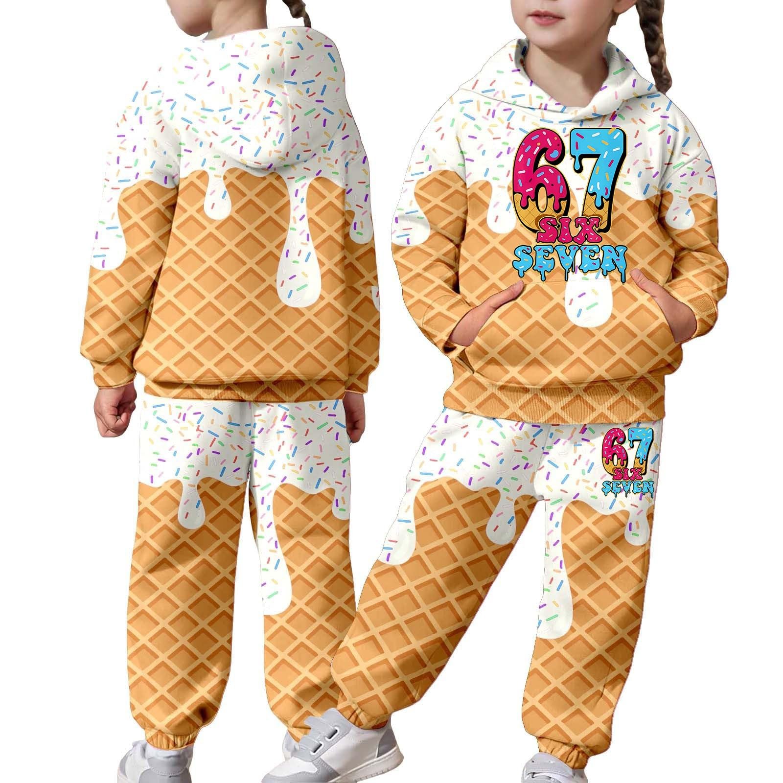 Kids Fashion Boys And Girls Hooded Pullover Printed Sweatshirt And Pants Two-Piece Set 160 білий
Kids Fashion Boys And Girls Hooded Pullover Printed Sweatshirt And Pants Two-Piece Set 160 білий