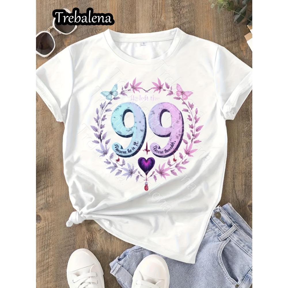 Women Cotton Short Sleeves T-shirts He Left The 99 To Rescue Me Women s Graphic Casual Black Top 3XL
Women Cotton Short Sleeves T-shirts He Left The 99 To Rescue Me Women s Graphic Casual Black Top 3XL