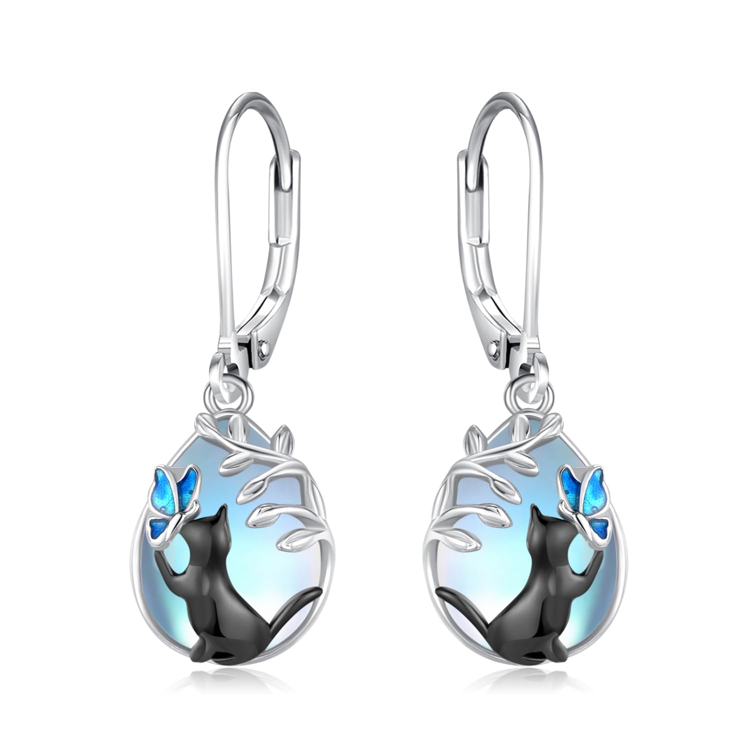 StoryMidir Cat Dangle 925 Hypoallergenic to Black Cat Hook Drop Platinum June Gifts for White Anniversaries Earrings, Moonstone, Earrings, Silver,
StoryMidir Cat Dangle 925 Hypoallergenic to Black Cat Hook Drop Platinum June Gifts for White Anniversaries Earrings, Moonstone, Earrings, Silver,