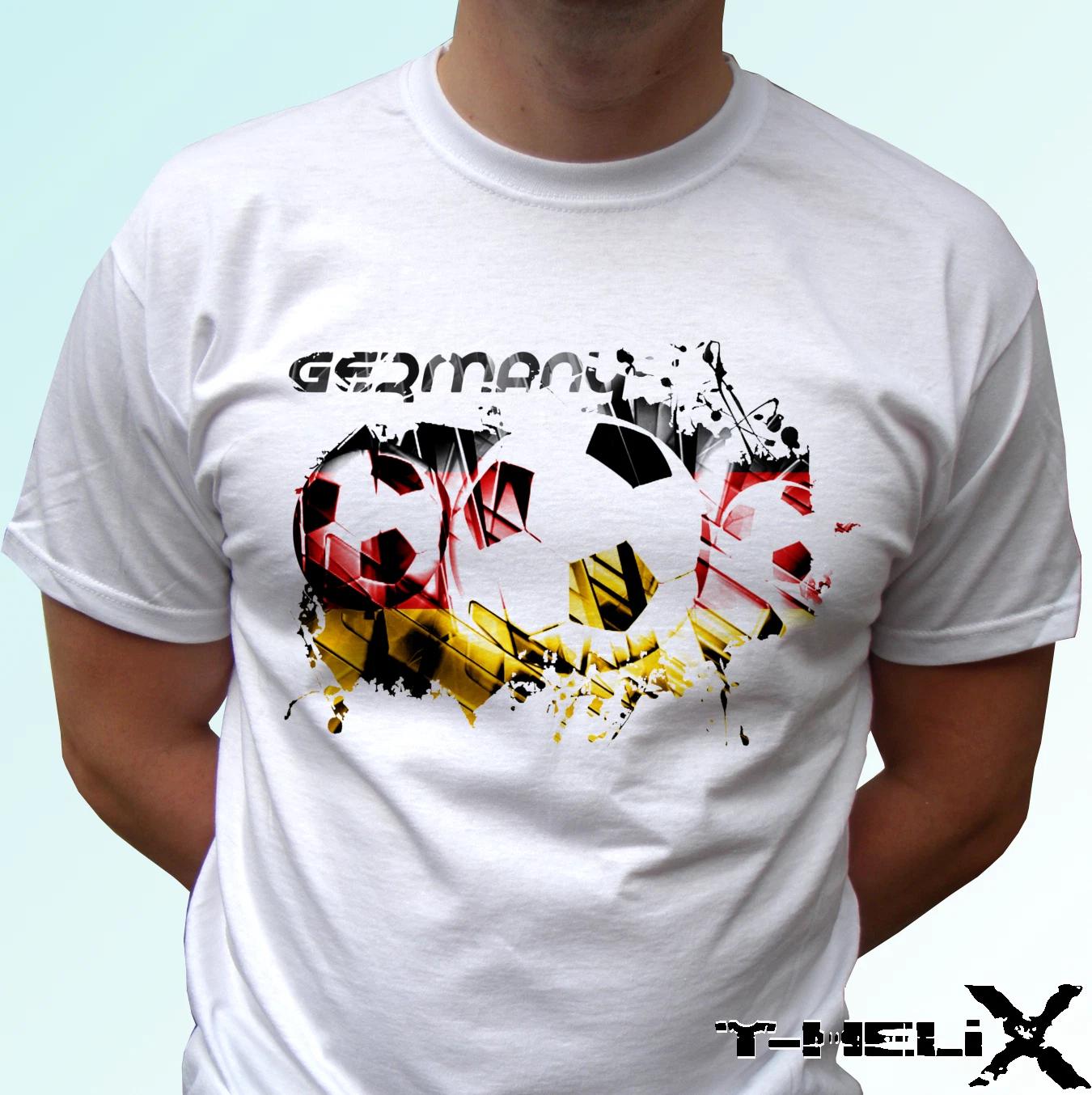 Germany football flag - white kids boys T-Shirt top design - s s kids & baby sizes 130
Germany football flag - white kids boys T-Shirt top design - s s kids & baby sizes 130