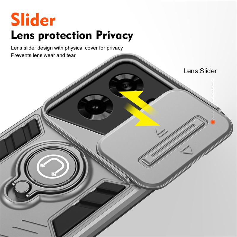 For Tecno Pova 5 Case Coque Fundas Slide Lens Push Window Magnet Ring Holder Back Bumper For Tecno Pova 5 Pro Phone Cover Honor50 Nova 9
For Tecno Pova 5 Case Coque Fundas Slide Lens Push Window Magnet Ring Holder Back Bumper For Tecno Pova 5 Pro Phone Cover Honor50 Nova 9