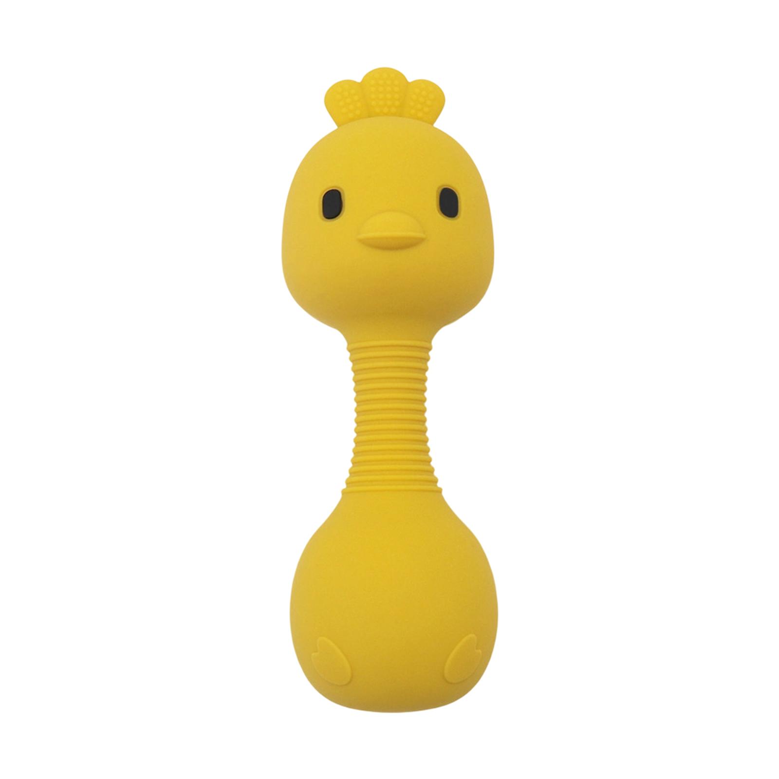 Silicone Baby Rattle Duck Shaped Infant Teething Toy Flexible Grip Soft Material BPA Free Easy to Clean Design One Size жовтий
Silicone Baby Rattle Duck Shaped Infant Teething Toy Flexible Grip Soft Material BPA Free Easy to Clean Design One Size жовтий