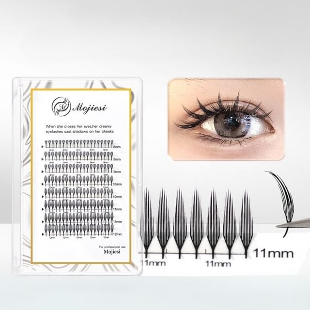 Mogugu - Spiky Multipack False Eyelashes Cluster (Various Designs) Black - 0.9cm
Mogugu - Spiky Multipack False Eyelashes Cluster (Various Designs) Black - 0.9cm