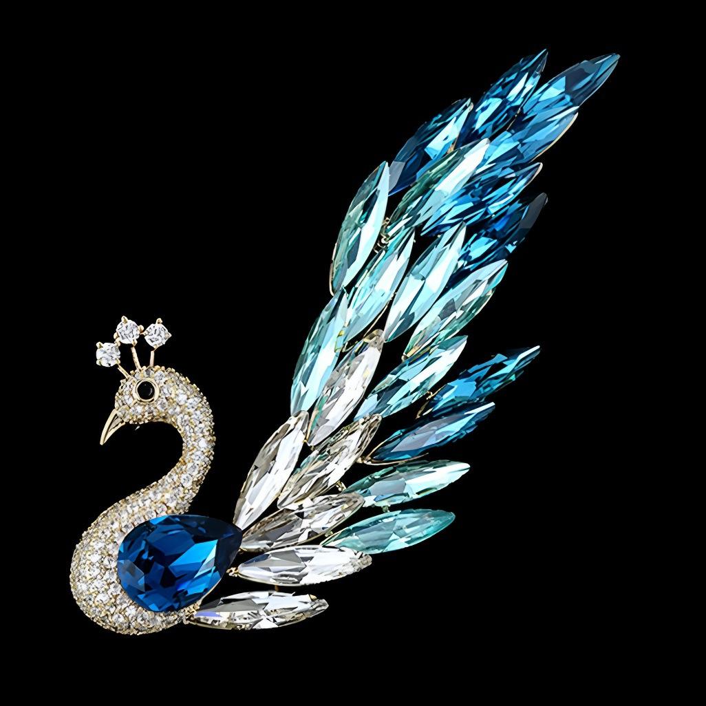 Crystal Peacock Brooch, A Fashionable and Exquisite Brooch for Women, Is Elegant, Grand, Luxurious and Versatile
Crystal Peacock Brooch, A Fashionable and Exquisite Brooch for Women, Is Elegant, Grand, Luxurious and Versatile