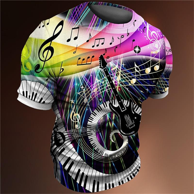 Men S T-Shirt Musical Notes Print Tee Round Neck Streetwear 3d Colorful Outdoor Daily Short Sleeved Fashion Vintage Men Clothing
Men S T-Shirt Musical Notes Print Tee Round Neck Streetwear 3d Colorful Outdoor Daily Short Sleeved Fashion Vintage Men Clothing