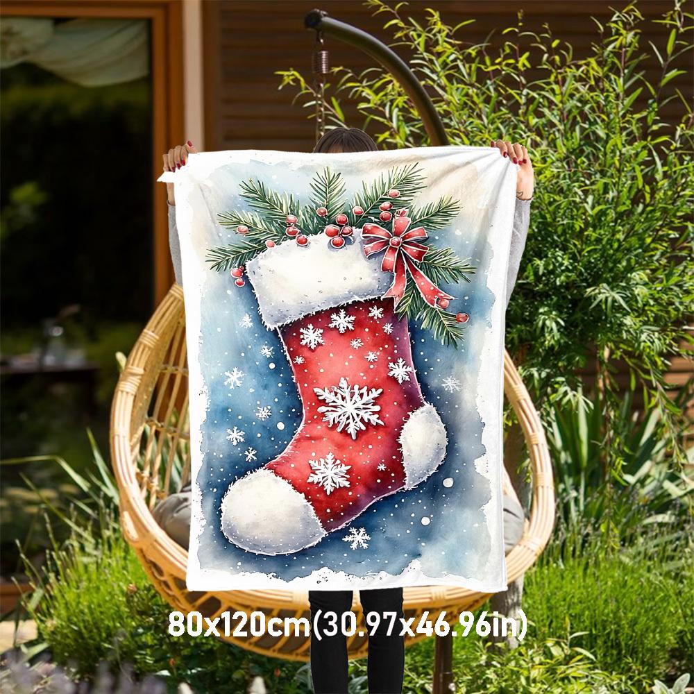 1PC Christmas stockingOutdoor Flannel Blanket - Soft Plush Decor for Picnics, camping, Bedroom, Playroom, Office, or Lunch Break 1220A 80x120cm(31x47inch)
1PC Christmas stockingOutdoor Flannel Blanket - Soft Plush Decor for Picnics, camping, Bedroom, Playroom, Office, or Lunch Break 1220A 80x120cm(31x47inch)