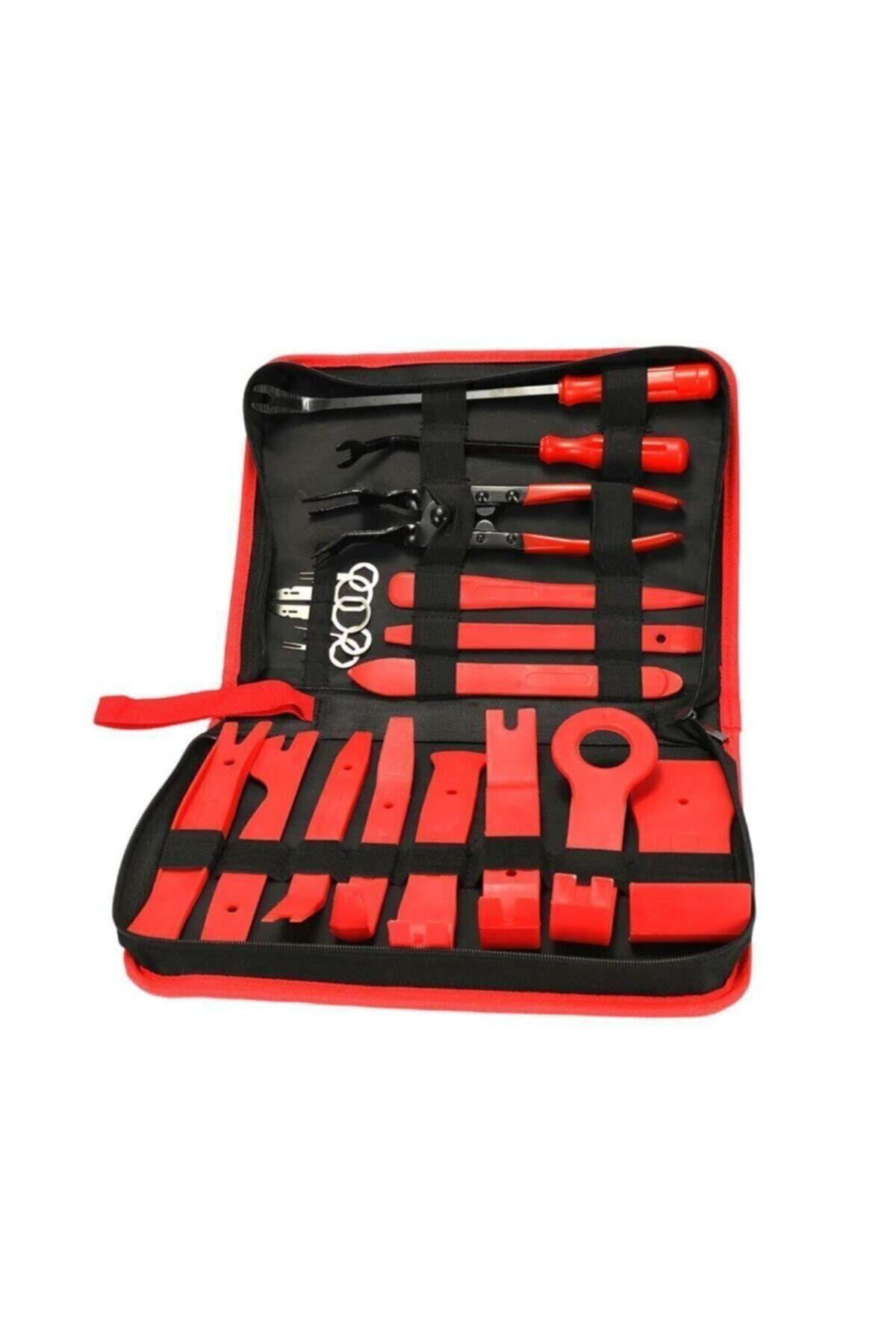 19-Piece Car Stereo Trim Removal Tool Kit with Case – Radio and Upholstery Removal Set 
19-Piece Car Stereo Trim Removal Tool Kit with Case – Radio and Upholstery Removal Set
