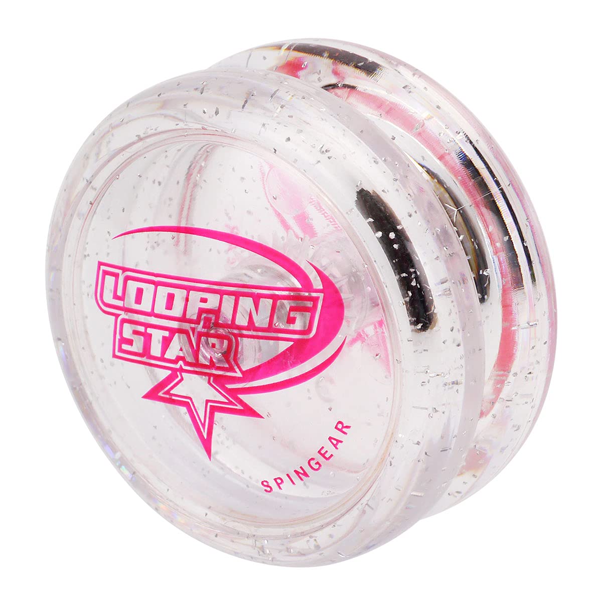 SpinGear Looping Star with video lesson QR code Beginner-friendly yo-yo (Clear Glitter)
SpinGear Looping Star with video lesson QR code Beginner-friendly yo-yo (Clear Glitter)