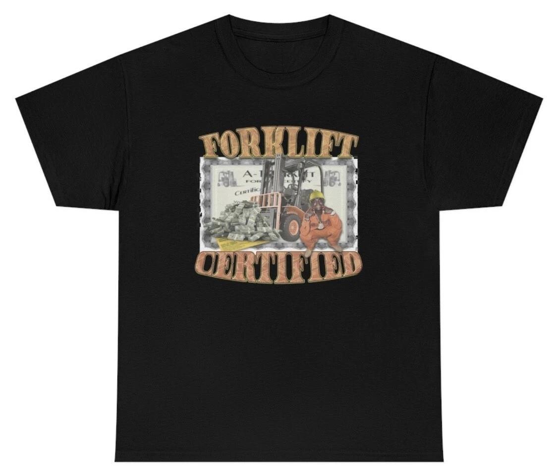 Mens Forklift Certified T Shirt Funny Kodak Black Money Operator Humor Tee 3XL
Mens Forklift Certified T Shirt Funny Kodak Black Money Operator Humor Tee 3XL