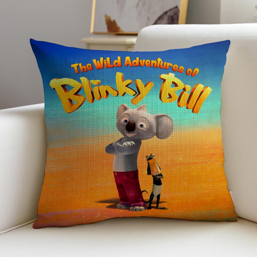 BBlinky Bill the MovieS Cushion Cover Breathable and skinfriendly linen pillowcase square removable and washable cushion 30X30cm
BBlinky Bill the MovieS Cushion Cover Breathable and skinfriendly linen pillowcase square removable and washable cushion 30X30cm