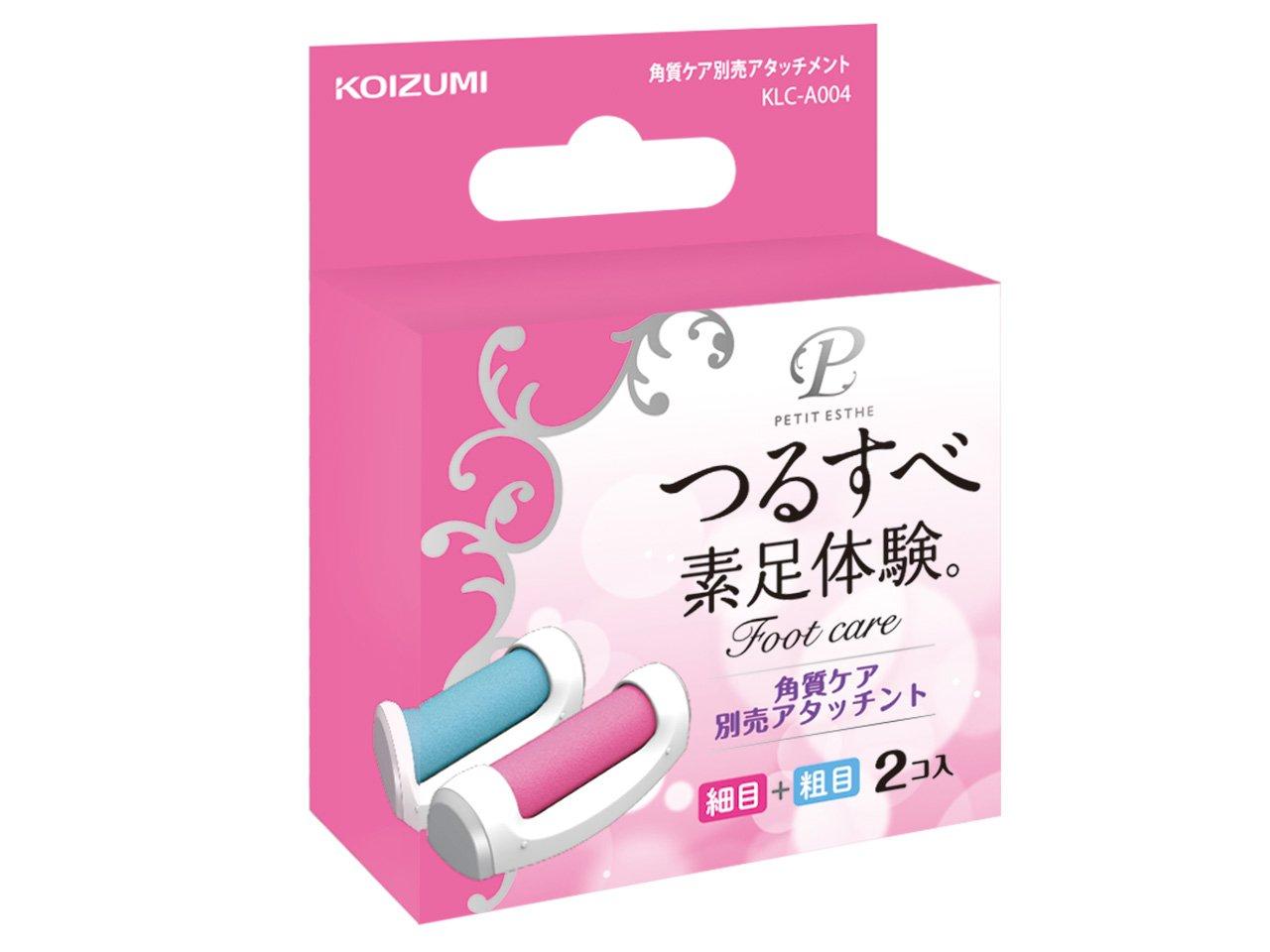 Специальная насадка Koizumi Exfoliating Care, 2 шт. KLC-0341A/P, грубая/тонкая KLC-A004 
Специальная насадка Koizumi Exfoliating Care, 2 шт. KLC-0341A/P, грубая/тонкая KLC-A004