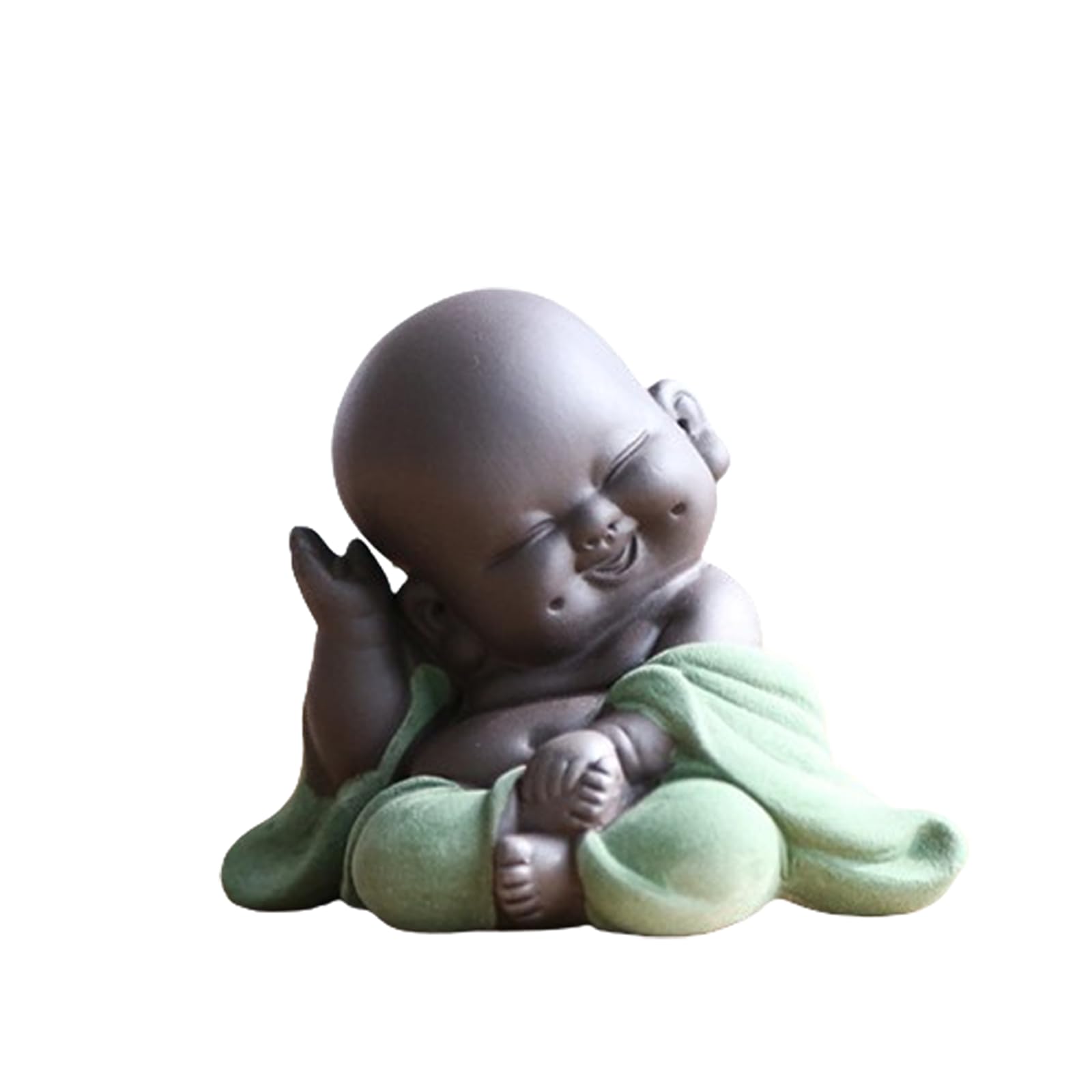 Temiry Buddha Ceramics Statue, Cute Buddha Statue, Green, 8.5cm Wide x 5.3cm Deep x 6.8cm High
Temiry Buddha Ceramics Statue, Cute Buddha Statue, Green, 8.5cm Wide x 5.3cm Deep x 6.8cm High