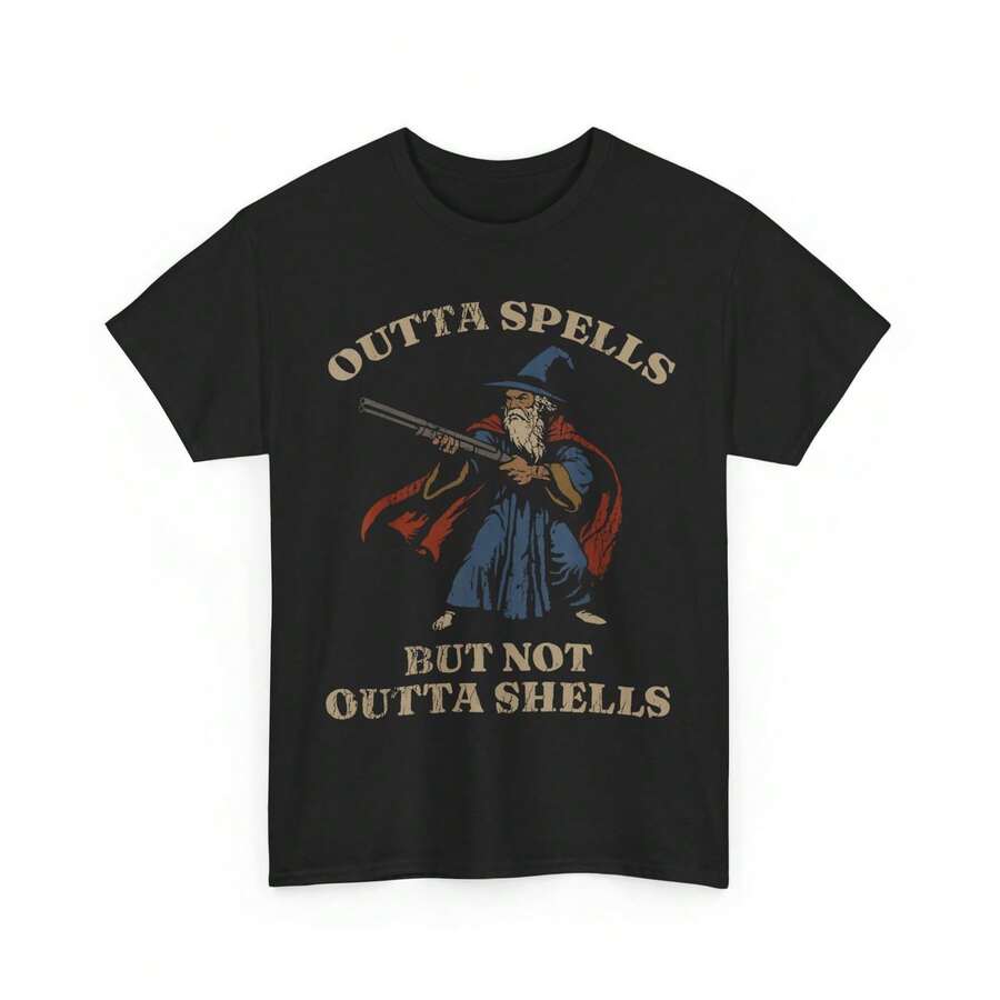 Fantasy Wizard Meme Tee, Funny Spellbound Design, Unique Geeky Shirt 5XL різнокольоровий
Fantasy Wizard Meme Tee, Funny Spellbound Design, Unique Geeky Shirt 5XL різнокольоровий
