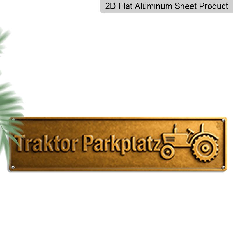 2D Flat, 1pc, 3.94 X 15.74 Inches Traktor Parkplatz Aluminum Decorative Sign - Vintage Farm Tractor Design, German Metal Outdoor Decoration for 40cm x 10cm
2D Flat, 1pc, 3.94 X 15.74 Inches Traktor Parkplatz Aluminum Decorative Sign - Vintage Farm Tractor Design, German Metal Outdoor Decoration for 40cm x 10cm