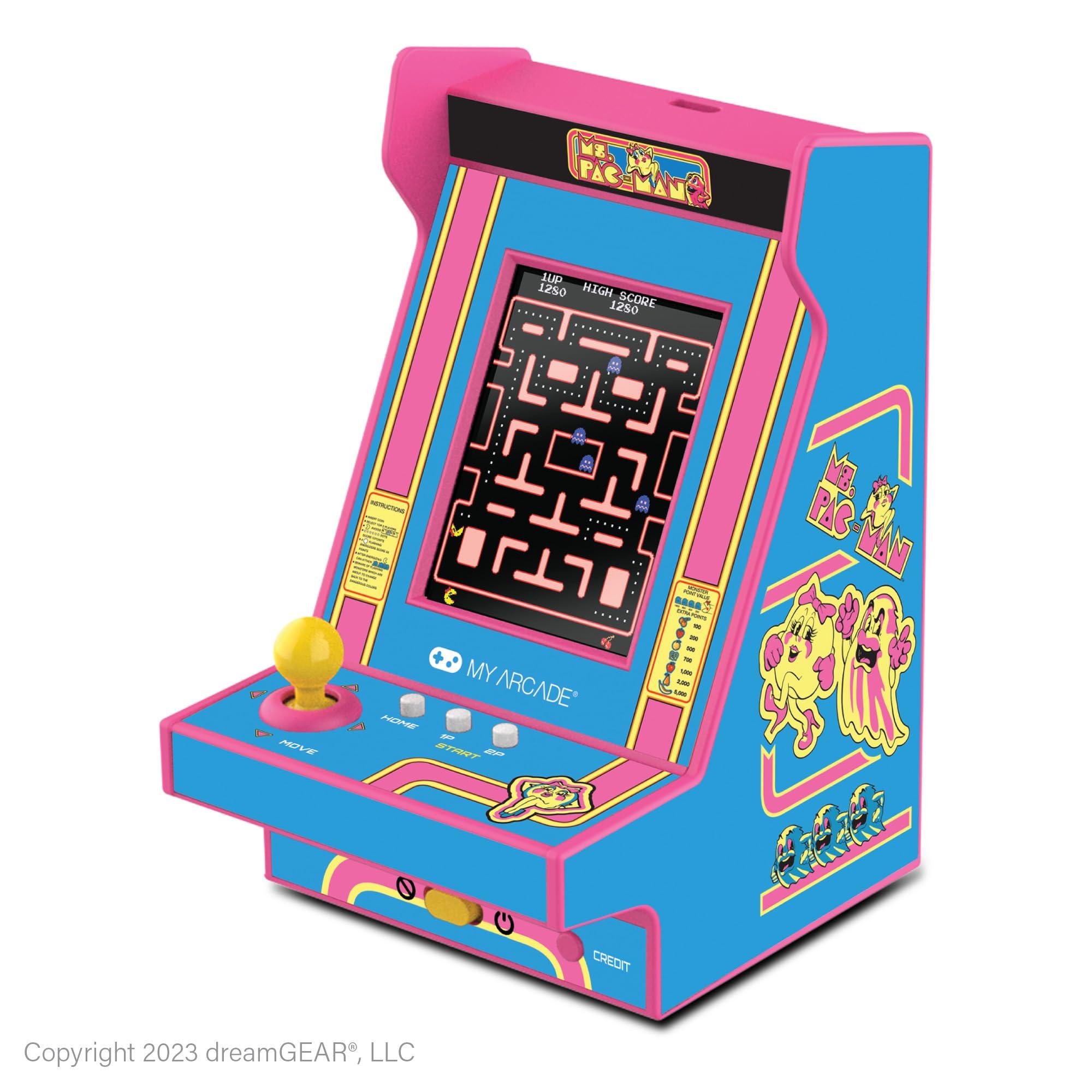 My Arcade Nano Player Повністю граюча портативна міні аркадна машина з кольоровим екраном Ms. Pac-Man 4,5 2,4
My Arcade Nano Player Повністю граюча портативна міні аркадна машина з кольоровим екраном Ms. Pac-Man 4,5 2,4