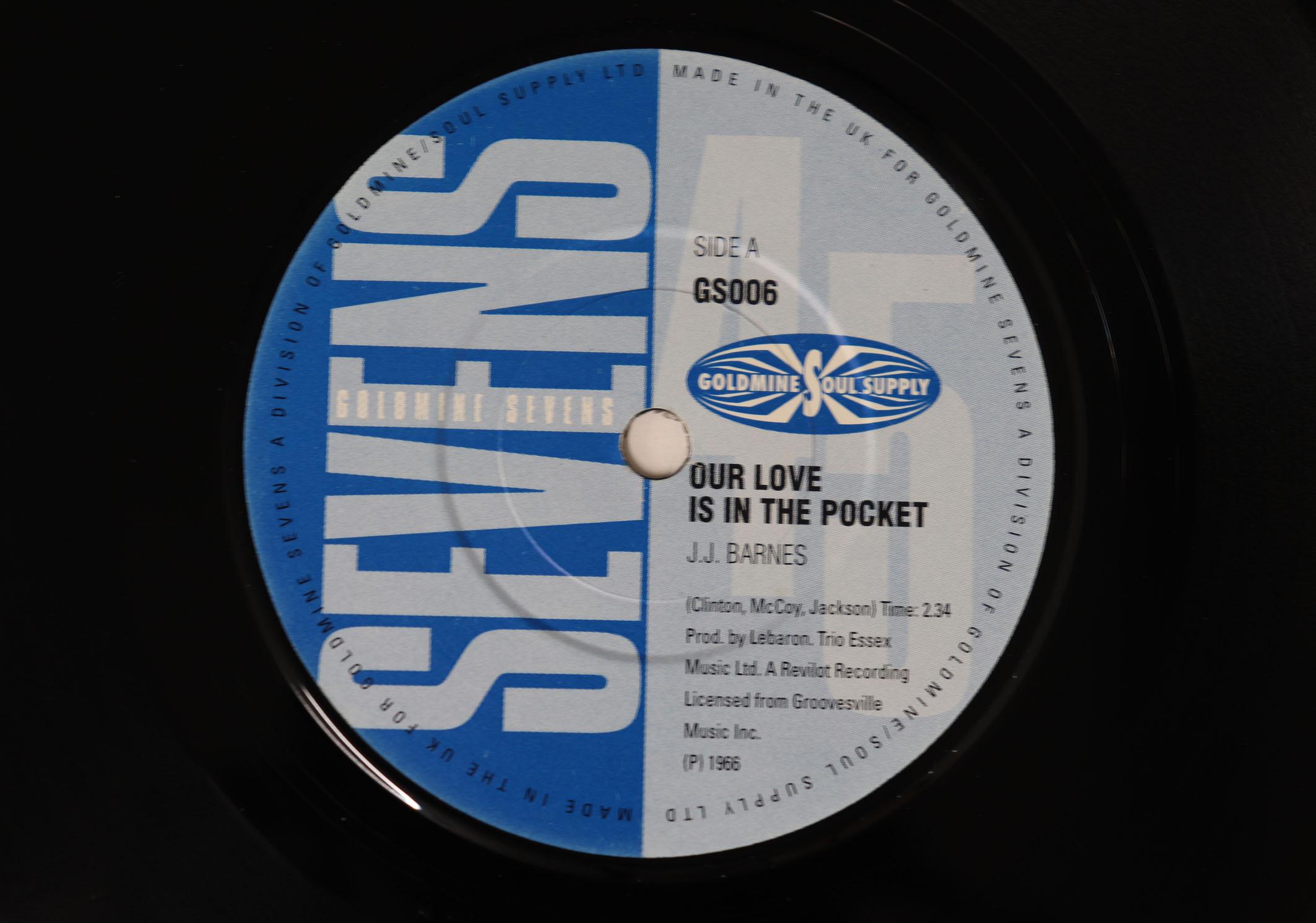 7inch Record J. J. BARNES DARRELL BANKS Our Love Is In The Pocket Open Th GS006 GOLDMINE SOUL UK SoulFunk Used
7inch Record J. J. BARNES DARRELL BANKS Our Love Is In The Pocket Open Th GS006 GOLDMINE SOUL UK SoulFunk Used