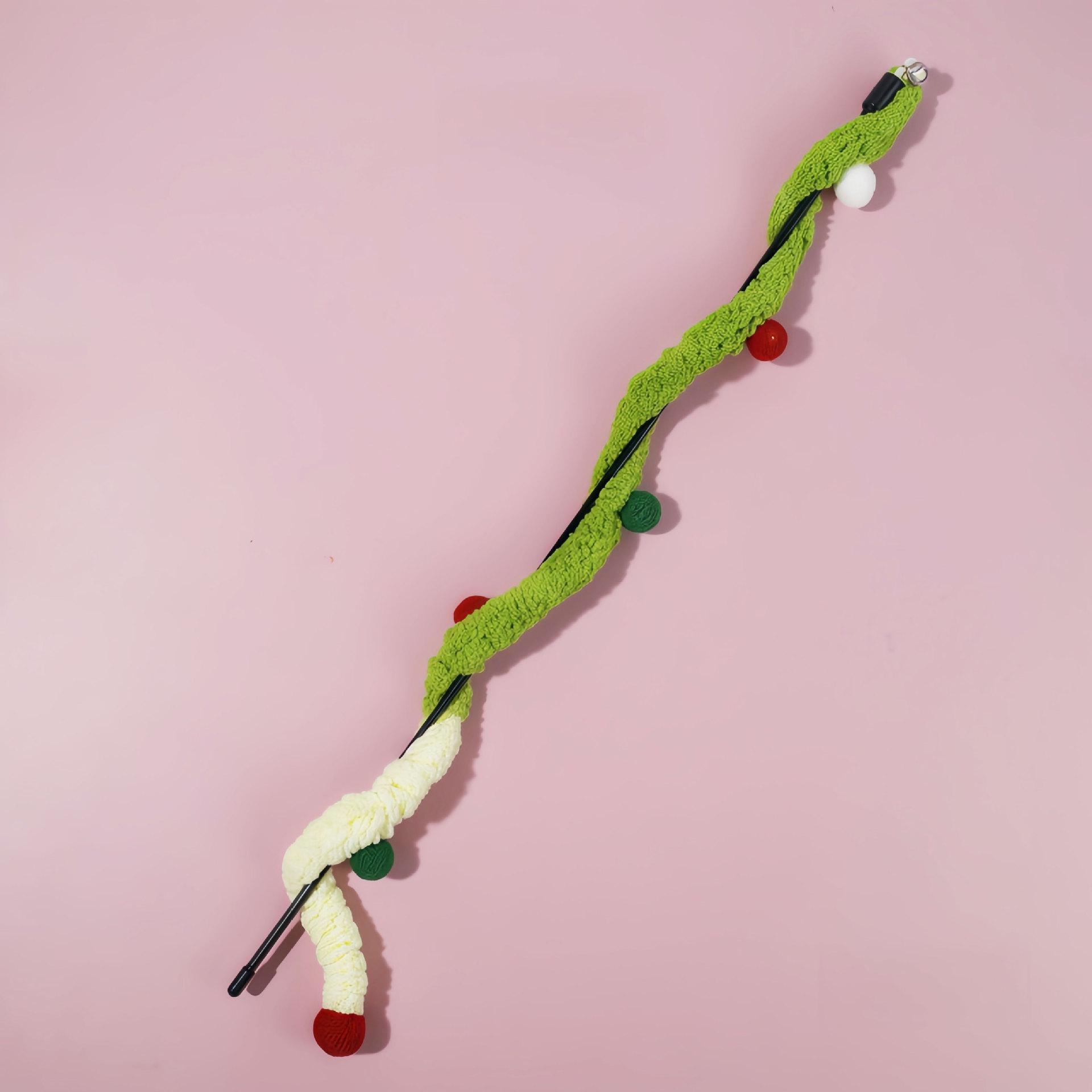 Cat Teaser Wand with Bell & Plush Strip for Self-Play and Boredom Relief Teaser Wand
Cat Teaser Wand with Bell & Plush Strip for Self-Play and Boredom Relief Teaser Wand