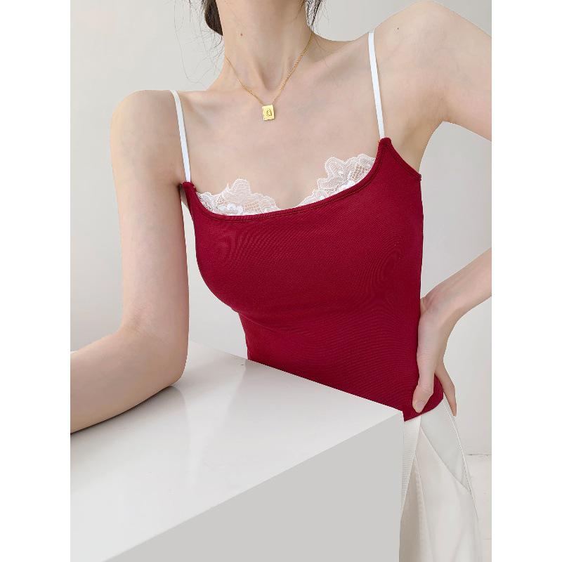 Elegant Sweet & Spicy Backless Waist-Hugging Camisole with Chest Pads - Versatile Slimming Yoga Top for Women M червоний
Elegant Sweet & Spicy Backless Waist-Hugging Camisole with Chest Pads - Versatile Slimming Yoga Top for Women M червоний