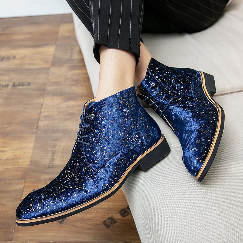 Осенние и зимние остроносые ботинки Челси модный тренд модные ботинки британский стиль меховые высокие мужские парикмахерские короткие ботинки 45
Осенние и зимние остроносые ботинки Челси модный тренд модные ботинки британский стиль меховые высокие мужские парикмахерские короткие ботинки 45