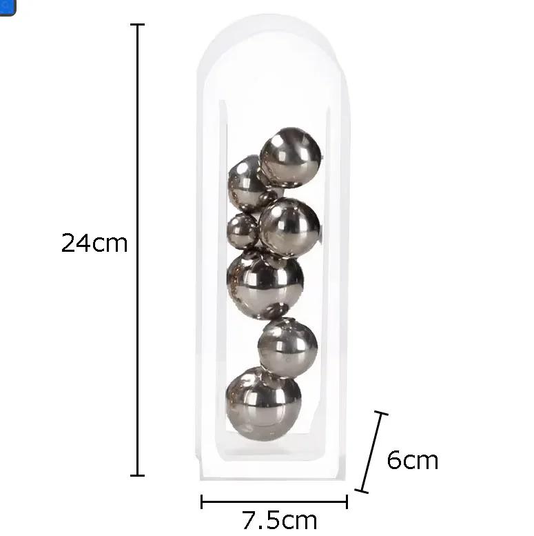 Abstract Metal Ball Artwork Square Transparent Box Desk Decoration Ornaments Modern Sphericity Crafts Room Aesthetics Decor
Abstract Metal Ball Artwork Square Transparent Box Desk Decoration Ornaments Modern Sphericity Crafts Room Aesthetics Decor