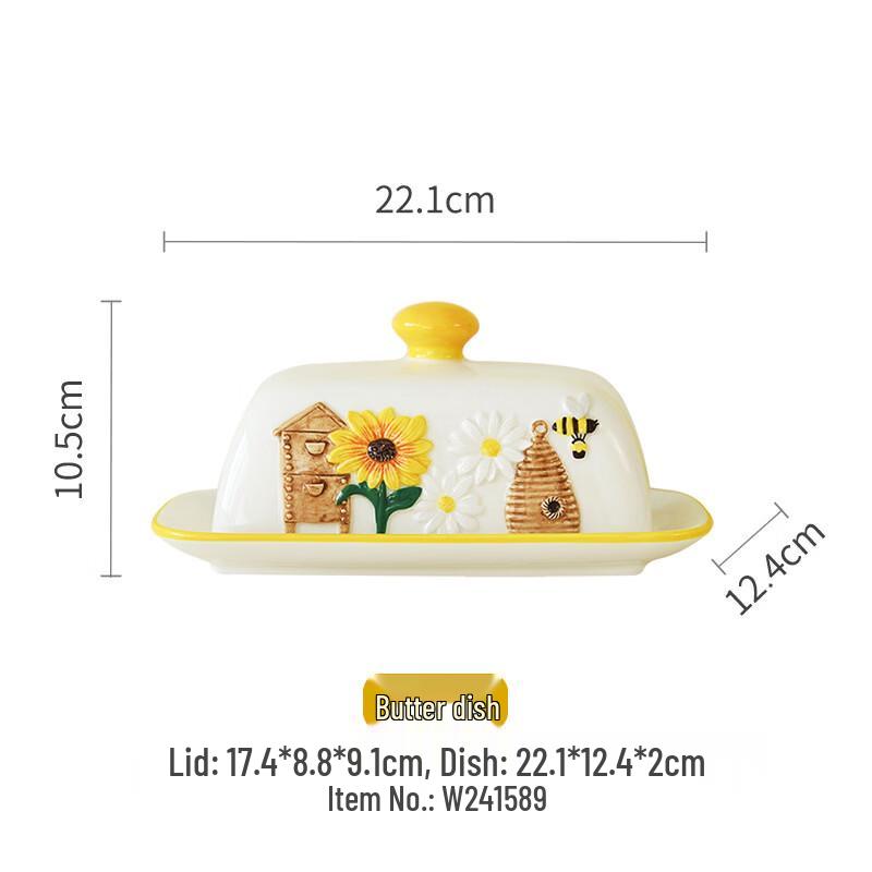 Sunflower Embossed Ceramic Divided Serving Dish
Sunflower Embossed Ceramic Divided Serving Dish